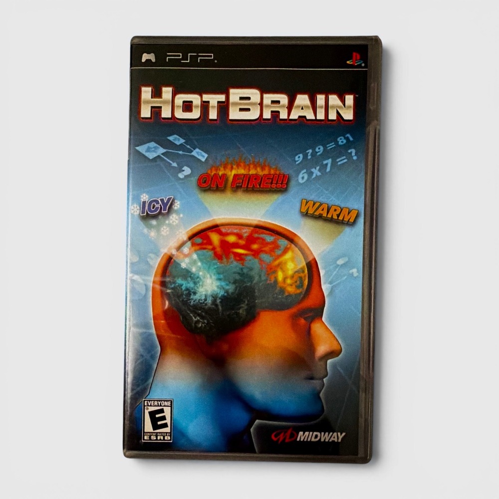 Hot Brain by Midway for Sony PSP 2007 Case & Manual Only NO GAME DISC